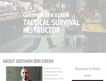 Tablet Screenshot of gershonbenkeren.com